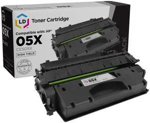 LD © Compatible Replacement for Hewlett Packard CE505X (HP 05X) High Yield Black Laser Toner Cartridge for use in HP LaserJet P2055d, P2055dn, and P2055X Printers LD © Compatible Replacement for Hewlett Packard CE505X (HP 05X) High Yield Black Laser Toner Cartridge for use in HP LaserJet P2055d, P2055dn, and P2055X Printers