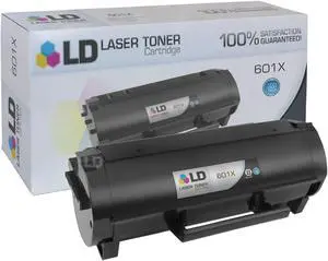 LD Products Replacement Toner Cartridge Compatible with Lexmark 601X 60F1X00 Extra High Yield (Black)