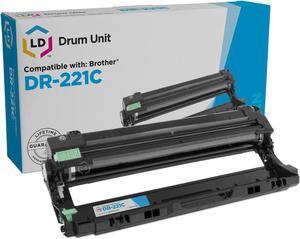 LD Products Compatible Drum Unit Replacement for Brother DR221 DR-221C (Single Cyan)