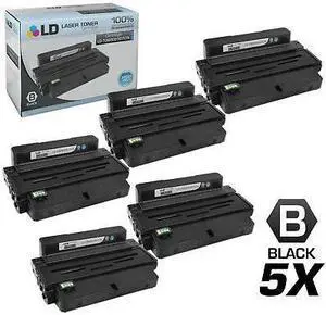 LD Products Compatible Toner Cartridge Replacement for Xerox Phaser 3320 106R02307 High Yield (Black, 5-Pack)