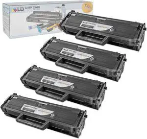 LD Products Toner Cartridge Compatible with Replacement for Samsung MLT-D101S (Black, 4-Multipack)