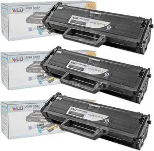 LD Compatible Toner Cartridge Replacement for Samsung MLT-D101S (Black, 3-Pack)