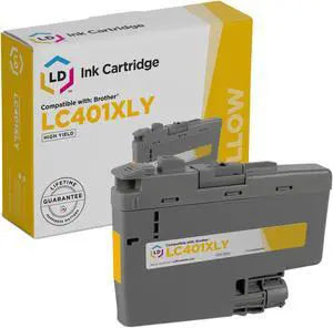 LD Products Compatible Ink Cartridge Replacement for Brother LC401XL LC401 XL Yellow High Yield Ink for use in Printer MFC-J1010DW MFC-J1012DW MFC-J1170DW LD Products Compatible Ink Cartridge Replacement for Brother LC401XL LC401 XL Yellow High Yield Ink for use in Printer MFC-J1010DW MFC-J1012DW MFC-J1170DW