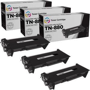 LD Products Compatible Toner Cartridge Replacement for Brother TN880 Super High Yield (Black, 3-Packs)