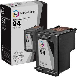 LD Products Remanufactured Ink Cartridge Replacement for HP 94 C8765WN (Black)