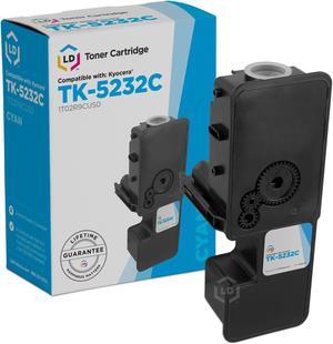 LD Products Compatible Toner Cartridge Replacement for Kyocera TK-5232C 1T02R9CUS0 (Single Cyan)