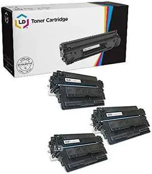 LD Remanufactured Toner Cartridge Replacement for HP 16A Q7516A (Black, 3-Pack) Compatible with all the following HP Printer Models LaserJet 5200 5200dtn 5200tn