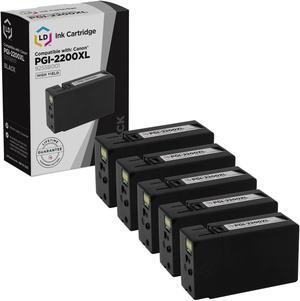 LD Products Compatible Ink Cartridge Replacement for Canon PGI-2200XL 9255B001 High Yield (Black, 5-Pack)