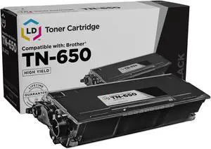 LD Products Compatible Toner Cartridge Replacement for Brother TN650 High Yield (Black)