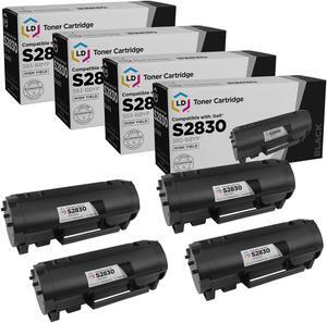 LD Products Toner Cartridge Compatible with Replacement for Dell S2830dn 593-BBYP High Yield (Black, 4-Multipack) Compatible with the following Dell Printer Laser S2830dn