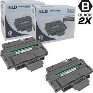 LD Products Compatible Toner Cartridge Replacement for Xerox 106R1486 (Black, 2-Pack)