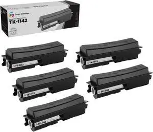LD Products Toner Cartridge Compatible with Replacement for Kyocera TK-1142 (Black, 5-Multipack)
