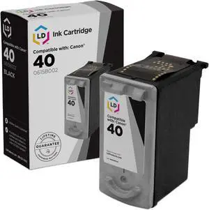 LD Products Remanufactured Ink Cartridge Replacement for Canon PG-40 0615B002 (Black)