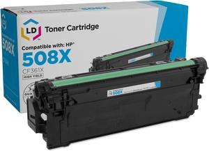 LD Products Compatible Toner Cartridge Replacement for HP 508X CF361X High Yield (Cyan)