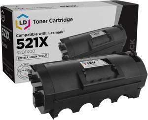 LD Products Compatible Toner Cartridge Replacement for Lexmark 521X 52D1X00 Extra High Yield (Black) for use in MS811dn, MS811dtn, MS811n, MS812de, MS812dn & MS812dtn
