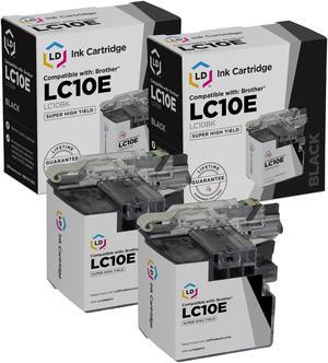 LD Products Compatible Ink Cartridge Replacement for Brother LC10EBK Super High Yield (Black, 2-Pack)