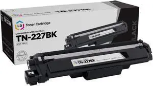 LD Products Compatible Toner Cartridge Replacement for Brother TN-227BK High Yield (Black)