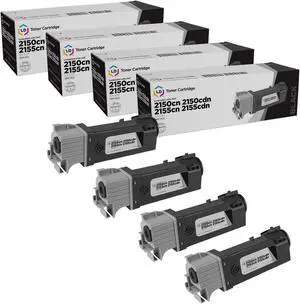 LD Products Compatible Toner Cartridge Replacements for Dell 331-0719 MY5TJ High Yield (Black, 4-Pack)