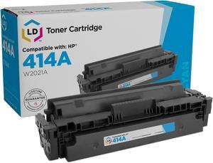 LD Products Compatible Toner Cartridge Replacement for HP 414A W2021A (Cyan)