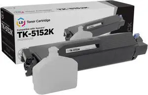 LD Products Toner Cartridge Compatible with Replacement for Kyocera TK-5152K 1T02NS0US0 (Single Black Cartridge)
