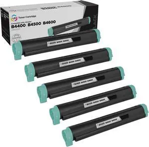 LD Products Compatible Toner Cartridge Replacement for Okidata 43502301 Type 9 (Black, 5-Pack)