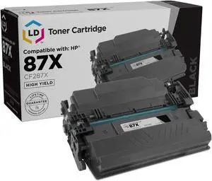 LD Products Compatible Toner Cartridge Replacement for HP 87X CF287X High Yield (Black) For use in LaserJet Enterprise M506dh M506dn M506n M506x M527c M527dn M527f M527z M501dn M501n M527c M527Z