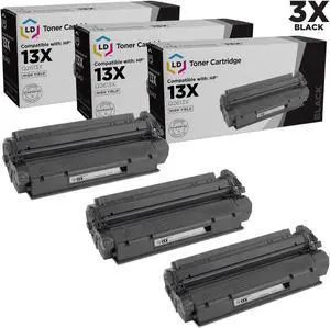 LD Remanufactured HP 13X / Q2613X HY Black Toner 3PK for 1300, 1300n & 1300xi