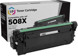 LD Products Compatible Toner Cartridge Replacement for HP 508X CF360X High Yield (Black)