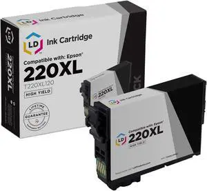 LD Products Replacement for Epson 220XL Ink Cartridges 220 XL T220XL120 High Yield (Black)