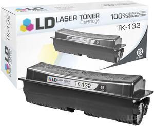 LD © Compatible Replacement for Kyocera-Mita TK-132 Black Laser Toner Cartridge for use in Kyocera-Mita FS-1028mfp, FS-1128mfp, FS-1300D, and FS-1350DN Printers