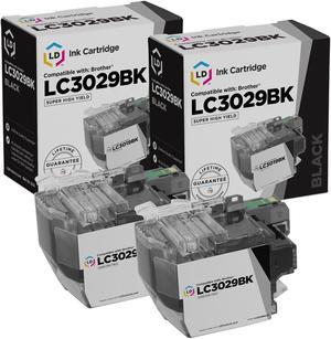 LD Compatible Ink Cartridge Replacement for Brother LC3029BK Super High Yield (Black, 2-Pack) Compatible with DCP-J152W MFC-J245 MFC-J285DW MFC-J450DW MFC-J470DW MFC-J475DW MF