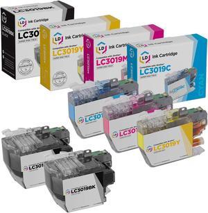 LD Products Compatible Ink Cartridge Replacement for Brother LC3019 Super High Yield (2 Black, 1 Cyan, 1 Magenta, 1 Yellow, 5-Pack) Compatible with MFC-J5335DW MFC-J5730DW MFC-J6530DW MFC-J6930DW