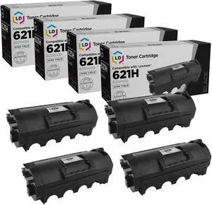 LD Compatible Toner Cartridge Replacement for Lexmark 621H 62D1H00 High Yield (Black, 4-Pack) Compatible with MX710de MX710dhe MX711de MX711dhe MX711dthe MX810de MX810dfe MX81