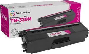 LD Products Compatible Toner Cartridge Replacement for Brother TN-339M Extra High Yield (Magenta)