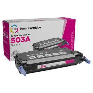 LD © Remanufactured Replacement Laser Toner Cartridge for Hewlett Packard Q7583A (HP 503A) Magenta LD © Remanufactured Replacement Laser Toner Cartridge for Hewlett Packard Q7583A (HP 503A) Magenta