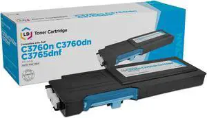LD Products Compatible Toner Cartridge Replacements for 331-8432 1M4KP Extra High Yield (Cyan, Single-Pack)