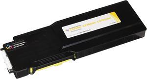 LD © Compatible Toner to Replace Dell 331-8430 (MD8G4) Extra High Yield Yellow Toner Cartridge for Dell C3760 and C3765 Laser Printers