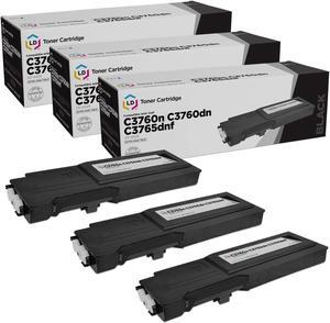 LD Products Compatible Toner Cartridge Replacements for 331-8429 W8D60 Extra High Yield (Black, 3-Pack)