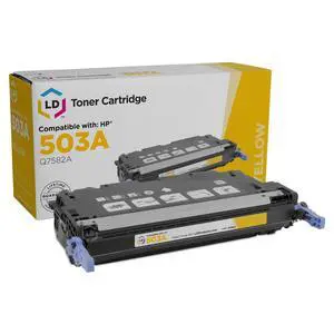 LD © Remanufactured Replacement Laser Toner Cartridge for Hewlett Packard Q7582A (HP 503A) Yellow LD © Remanufactured Replacement Laser Toner Cartridge for Hewlett Packard Q7582A (HP 503A) Yellow