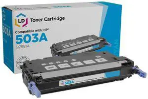 LD Remanufactured Replacement for HP 503A / Q7581A Cyan Toner Cartridge LD Remanufactured Replacement for HP 503A / Q7581A Cyan Toner Cartridge