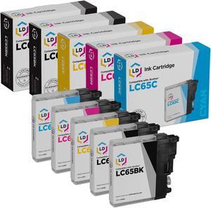 LD Products Compatible Ink Cartridge Replacement for Brother LC65 High Yield (2 Black, 1 Cyan, 1 Magenta, 1 Yellow, 5-Pack) LD Products Compatible Ink Cartridge Replacement for Brother LC65 High Yield (2 Black, 1 Cyan, 1 Magenta, 1 Yellow, 5-Pack)