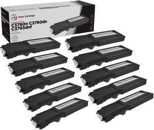 LD Products Compatible Toner Cartridge Replacements for 331-8429 W8D60 Extra High Yield (Black, 10-Pack)