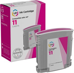 LD © Remanufactured Replacement for Hewlett Packard C4837AN (HP 11) Magenta Ink Cartridge for HP Business Inkjet, Color Inkjet CP, DesignJet, officeJet, & officeJet Pro Printers