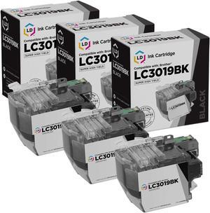 LD Compatible Ink Cartridge Replacement for Brother LC3019BK Super High Yield (Black, 3-Pack) Compatible with MFC-J5330DW MFC-J5335DW MFC-J5730DW MFC-J6530DW MFC-J6930DW