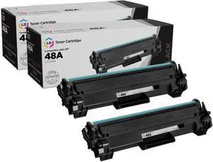 LD Products Compatible Replacement Toner Cartridges for HP 48A / CF248A for HP LaserJet Pro M15a M15w M15 MFP M29a M29w M28 M28a M28w M30w M31w M31 M14 M17 M16a M16w Laser Printer (Black, 2-Pack)