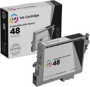 LD Products Remanufactured Ink Cartridge Replacement for Epson 48 T048120 (Black)