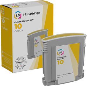 LD Remanufactured Ink Cartridge Replacement for HP 11 C4838A (Yellow) Compatible with HP DesignJet 100plus 110 Business Inkjet 2300dtn 1100 1100dtn 1100d 1200d Color Inkjet 1700d 1700ps 1700 2200