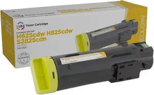LD Products Toner Cartridge Compatible with Replacement for Dell 593-BBOZ 3P7C4 (Single Yellow)