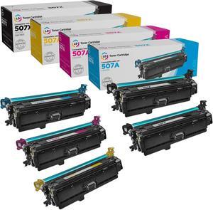 LD Products Replacement for HP 507X & 507A Toner Cartridge Set