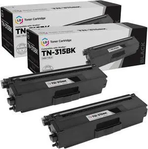 LD Products Compatible Toner Cartridge Replacement for Brother TN315BK High Yield (Black, 2-Pack)